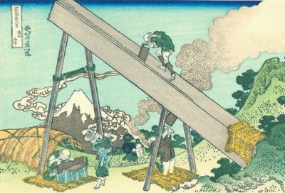 In the Mountains of Totomi by Katsushika Hokusai